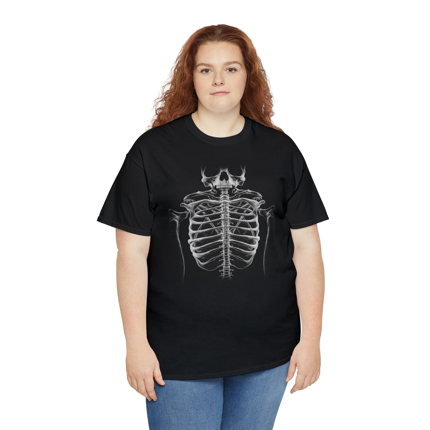 Skeleton Unisex Heavy Cotton Tee