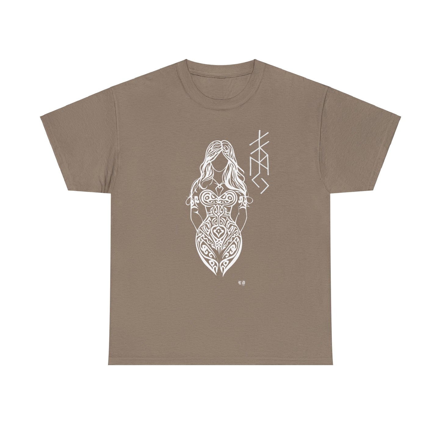 Valhalla Division Wolf, Viking Freya Heavy Cotton Tee