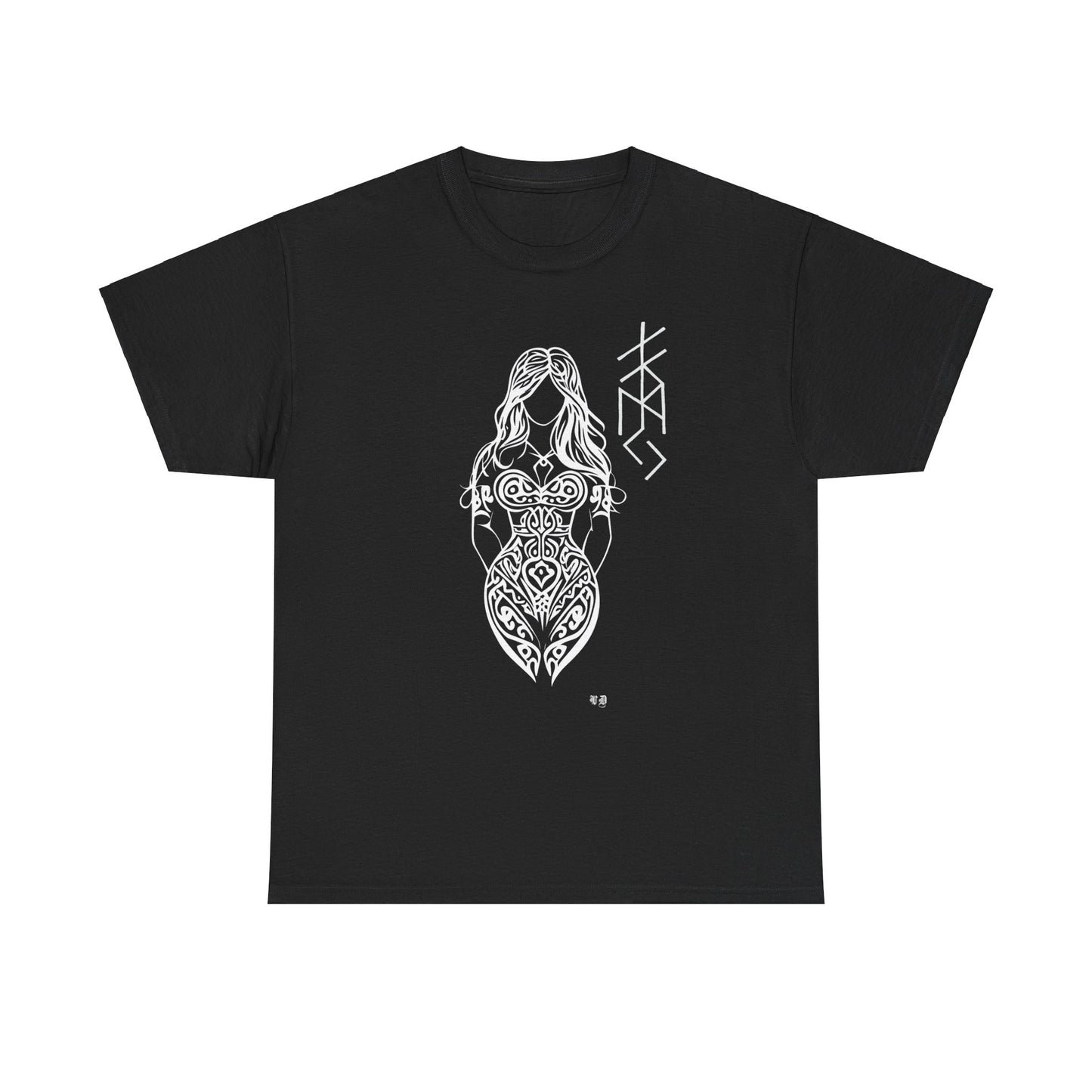 Valhalla Division Wolf, Viking Freya Heavy Cotton Tee