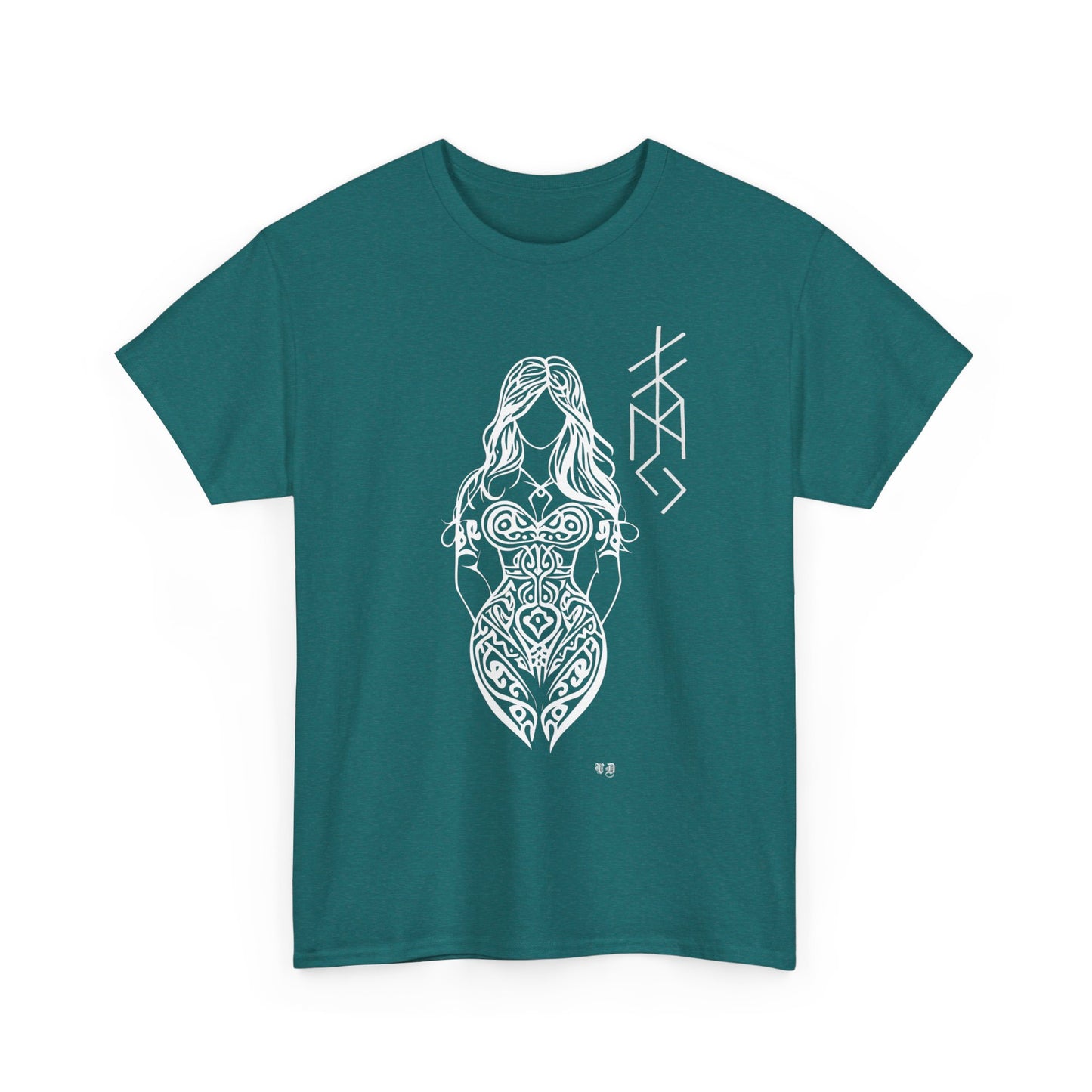 Valhalla Division Wolf, Viking Freya Heavy Cotton Tee