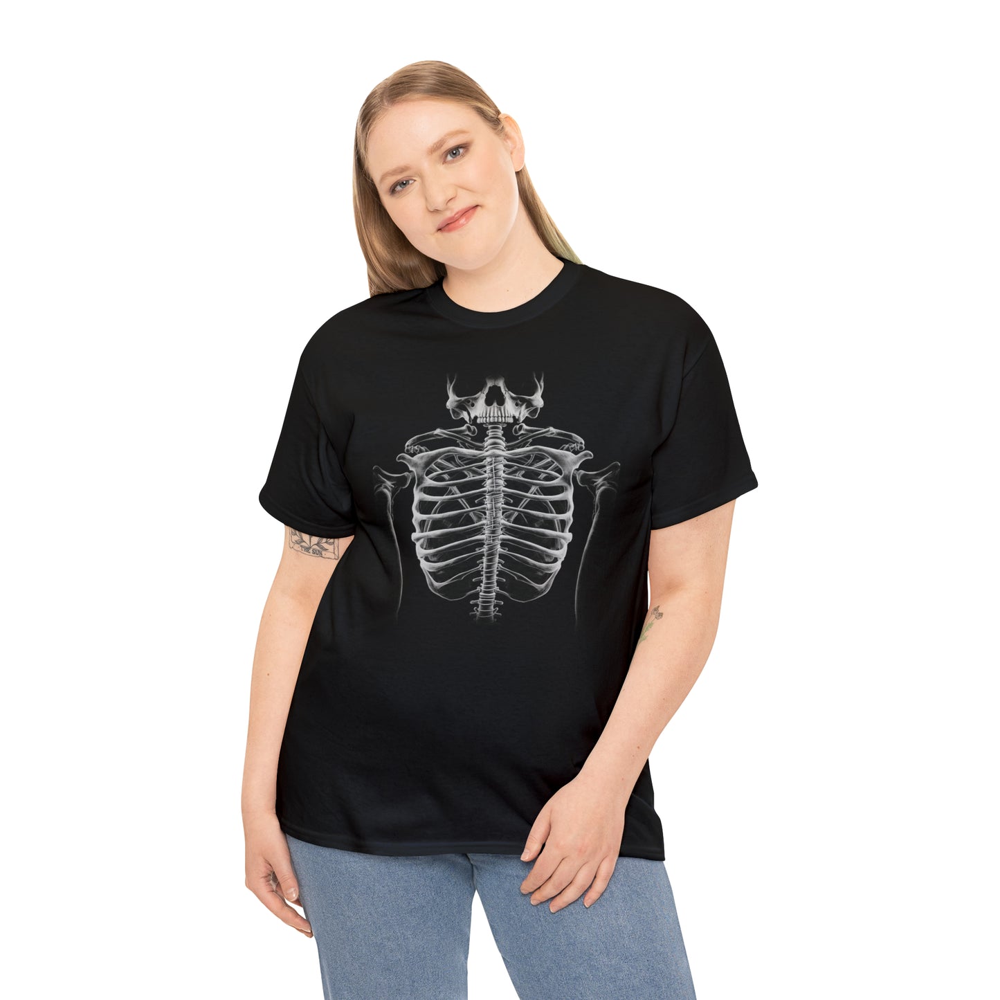 Skeleton Unisex Heavy Cotton Tee