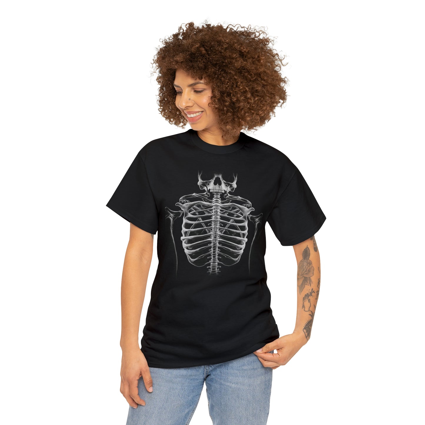 Skeleton Unisex Heavy Cotton Tee