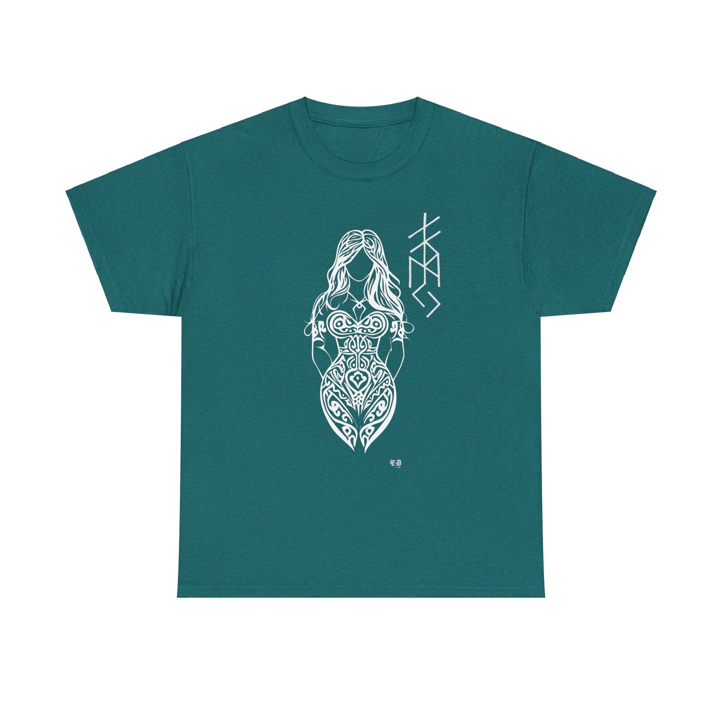 Valhalla Division Wolf, Viking Freya Heavy Cotton Tee
