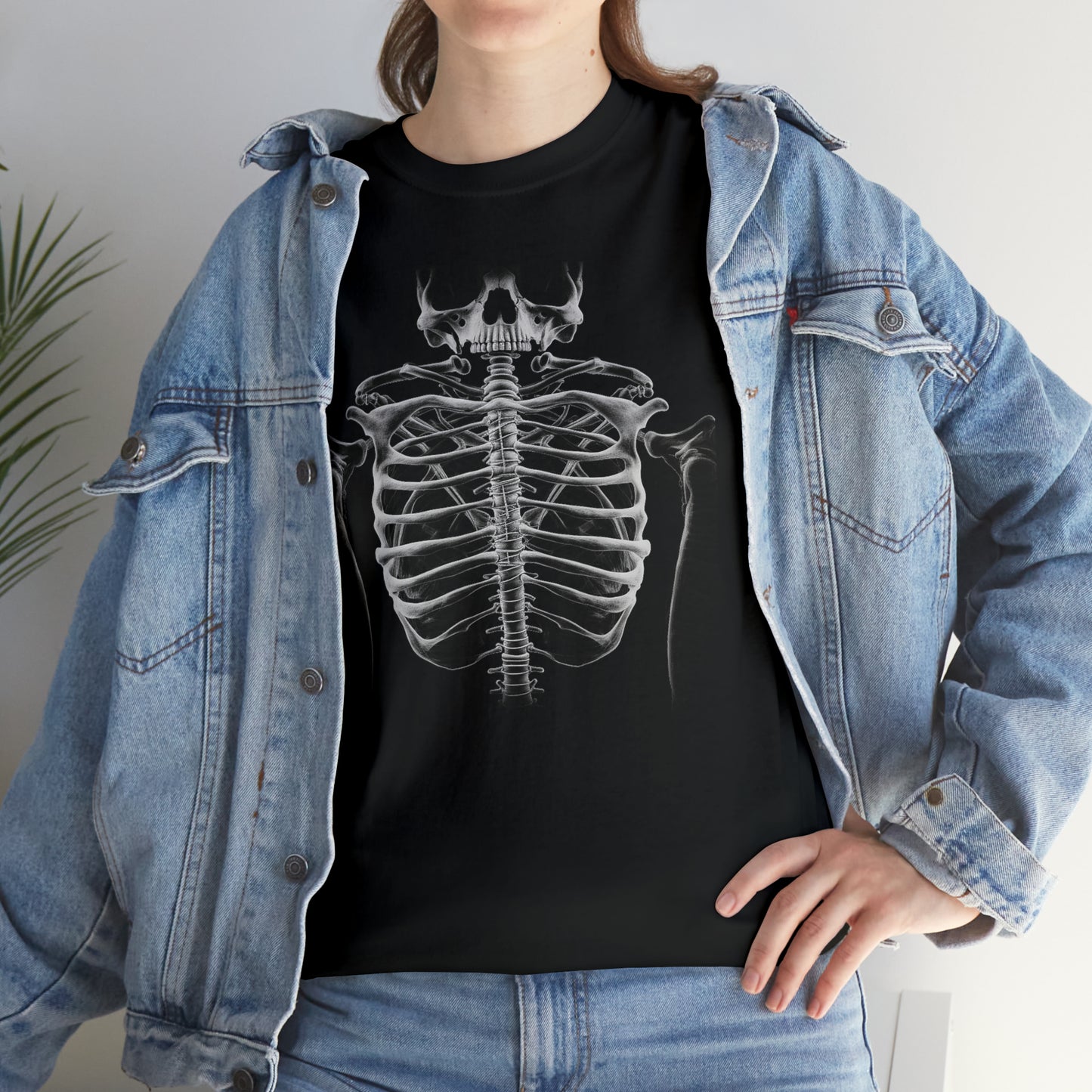 Skeleton Unisex Heavy Cotton Tee