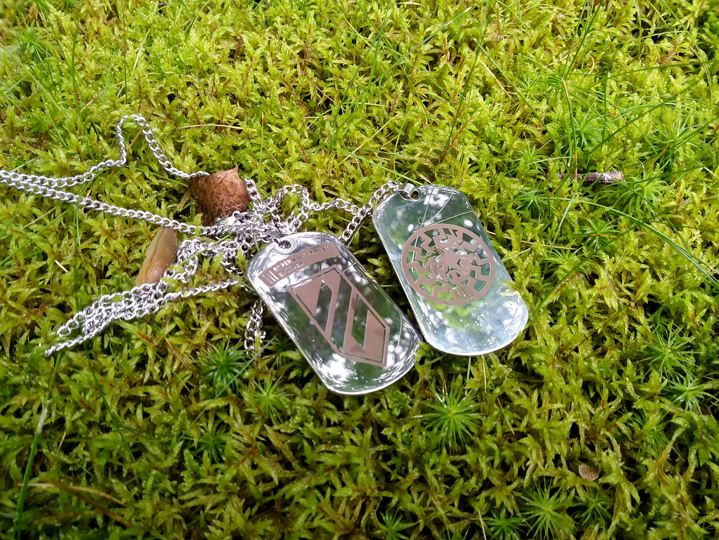 Stainless Steel Ukrainian Military Army Dog Tag 3rd Assault Brigade
