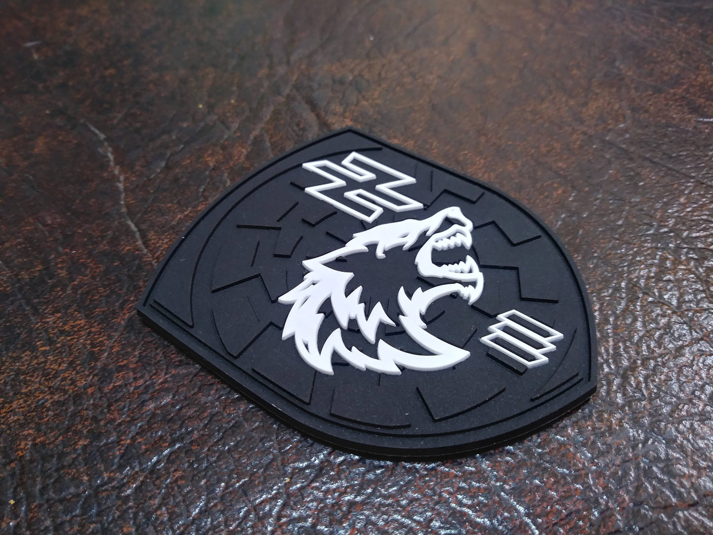 PVC Patch 3rd Separate Assault Brigade Werewolf Black Sun