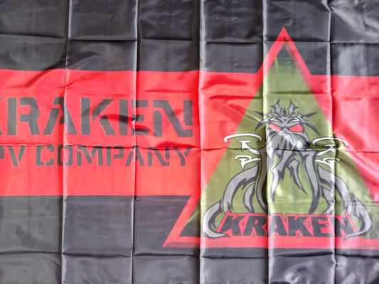 KRAKEN TANK, Artilery, FPV, Drone Company Flag Banner 3rd Assault Brigade