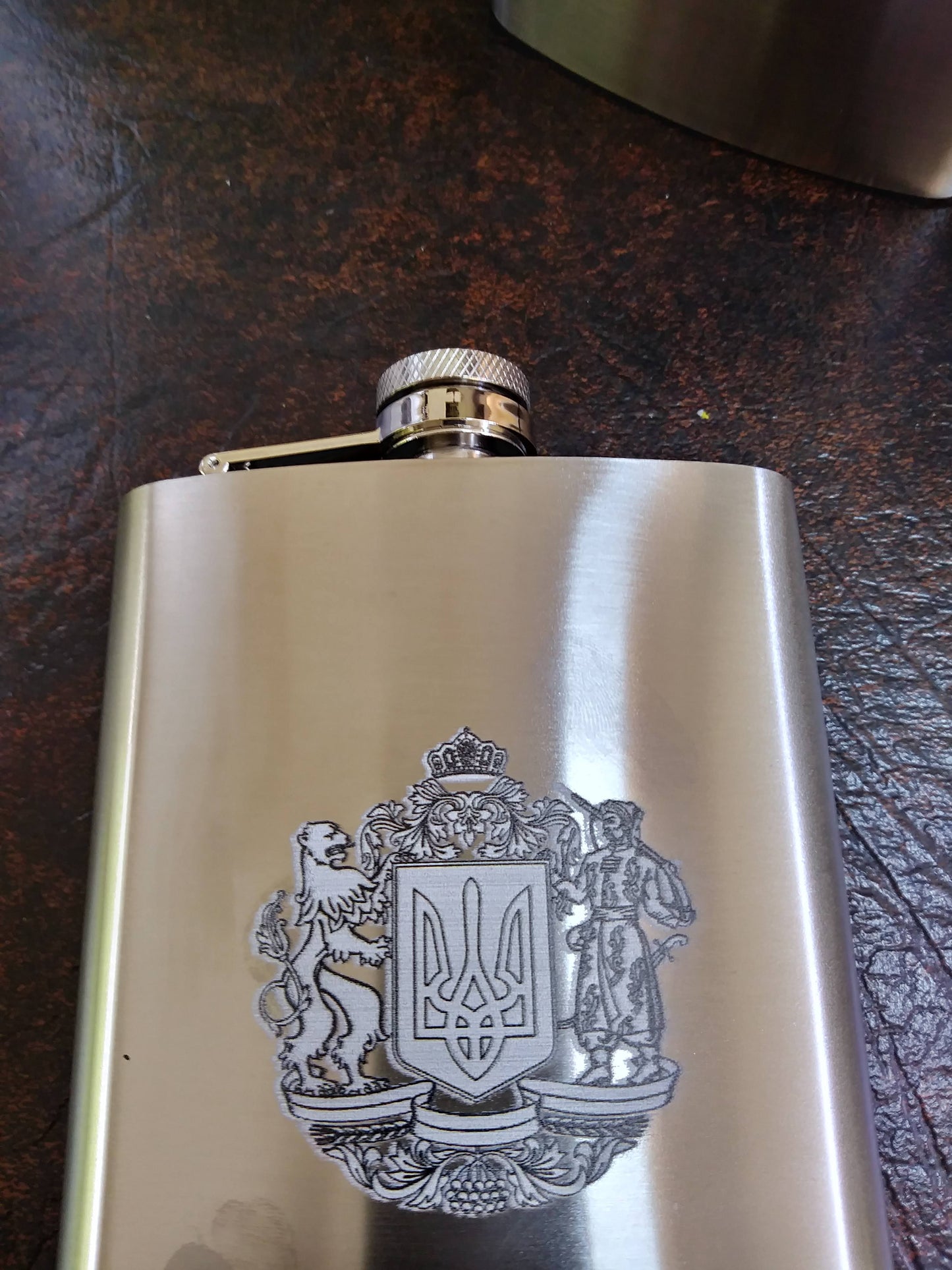 Ukrainian Army Stainless Steel Flask Gift
