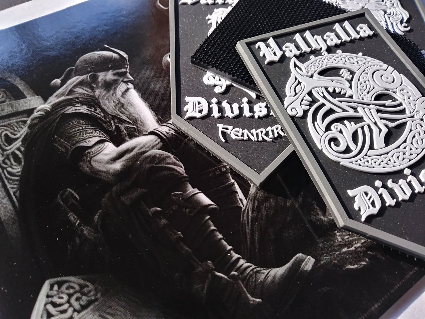 Valhalla Division Viking Symbols PVC Dragon, Wolf, Boar, Cat Tactical Morale Patch