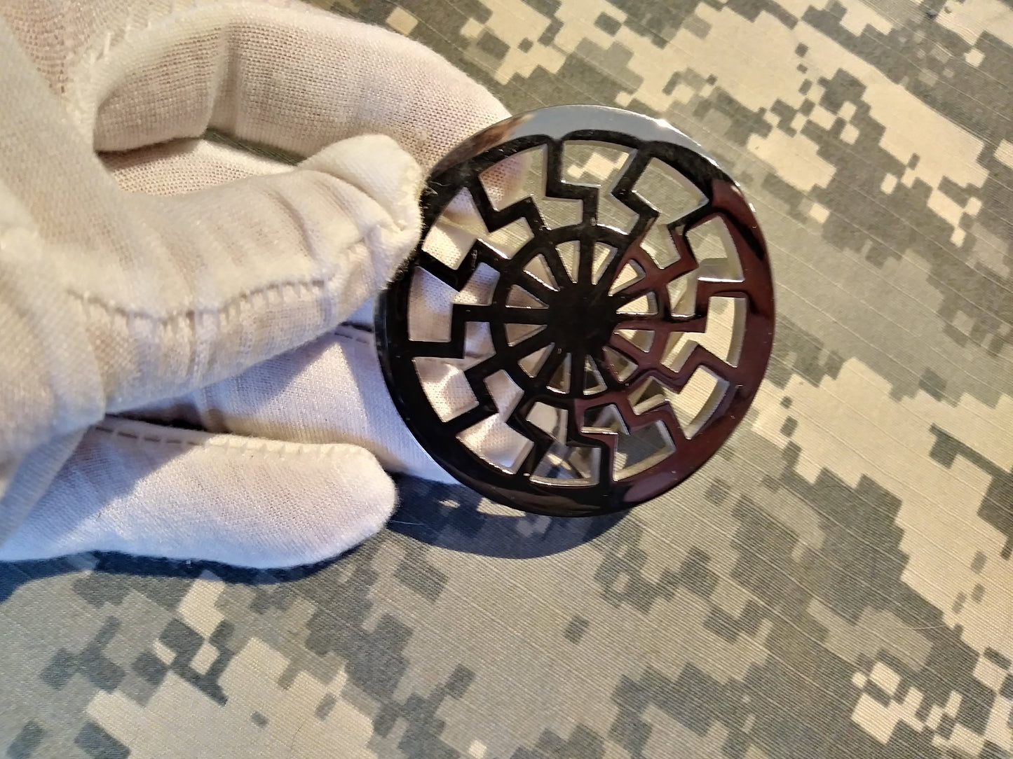 Belt Buckle Idea of Nation Black Sun Stainless steel
