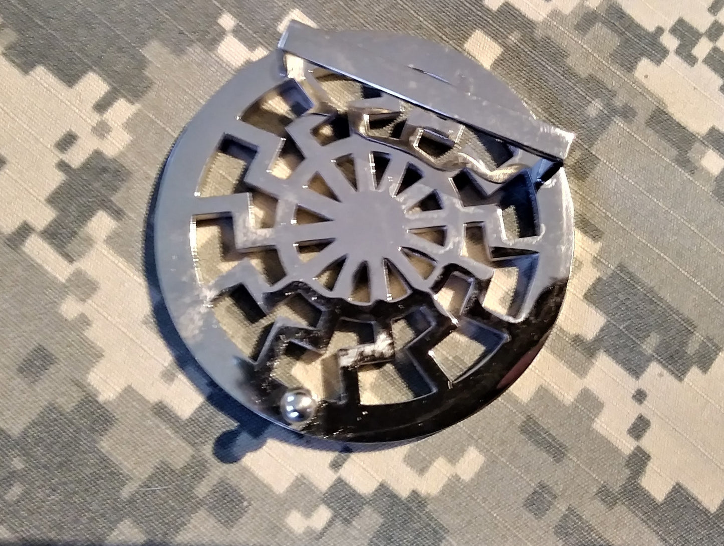 Belt Buckle Idea of Nation Black Sun Stainless steel