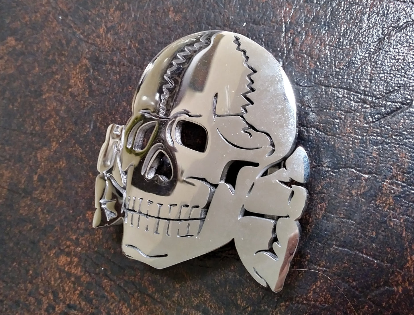 Brutal Belt Buckle Stainless steel Totenkorpf Skull