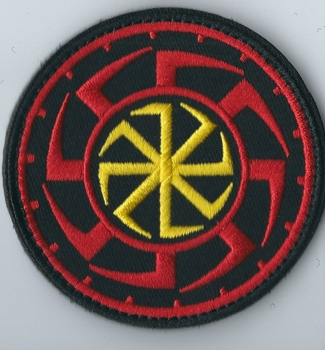 ARMY of Russia FSB, ALFA Team Kolovrat Skull Military Hook Loop Tactics Morale Embroidered Patch Velcro on back