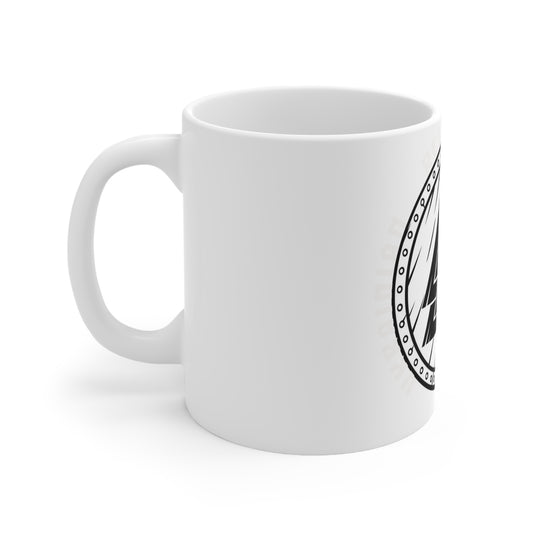Valknut Norse Rune Coffee Mug — Viking Mythology Ceramic Cup (11oz/15oz)