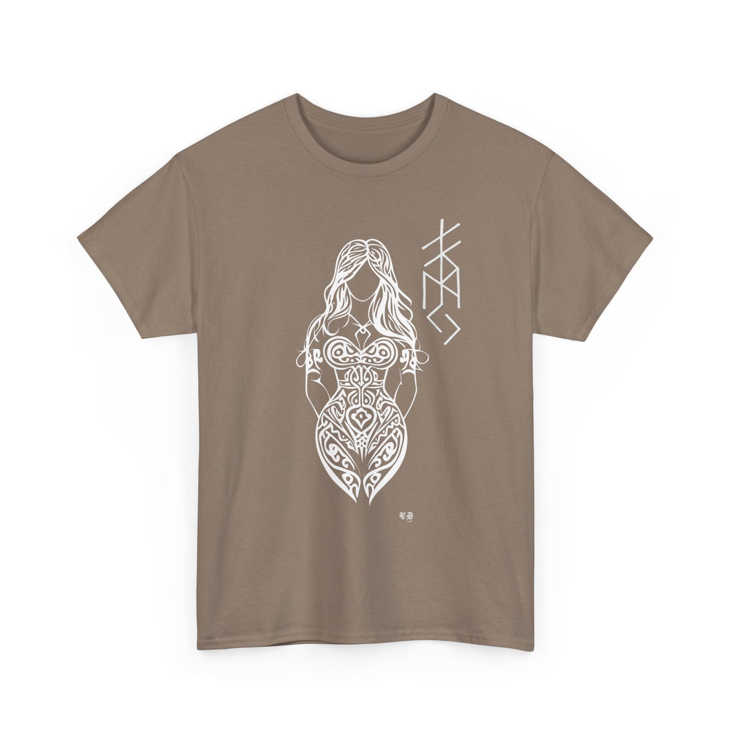 Valhalla Division Wolf, Viking Freya Heavy Cotton Tee