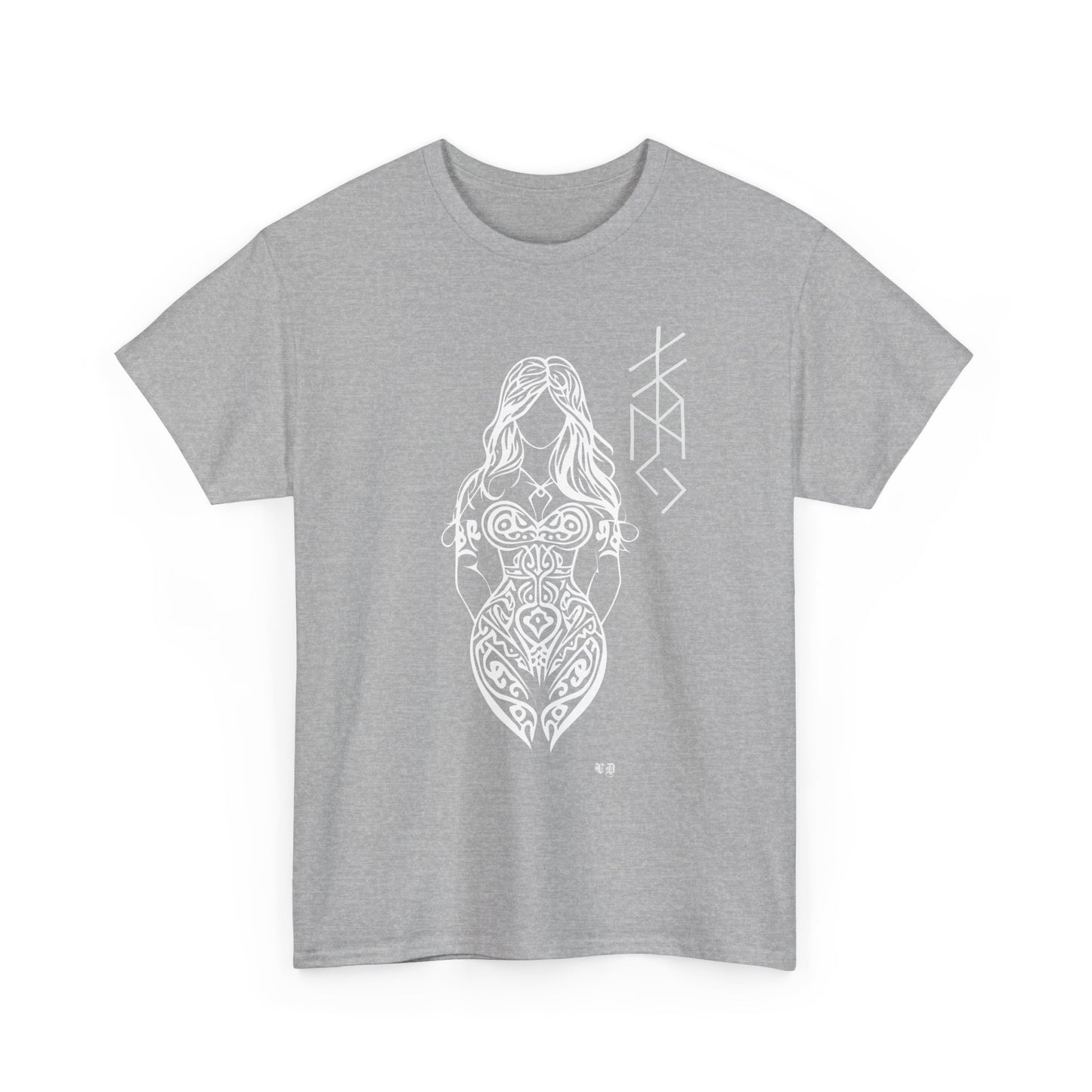 Valhalla Division Wolf, Viking Freya Heavy Cotton Tee