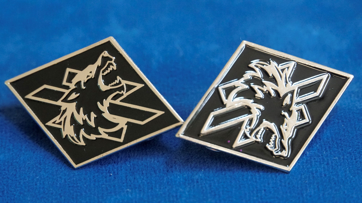 New Pin Type 2 Rhombus Badge ARMY of UKRAINE Former AZOV 3rd Separate Assault Brigade Werewolf