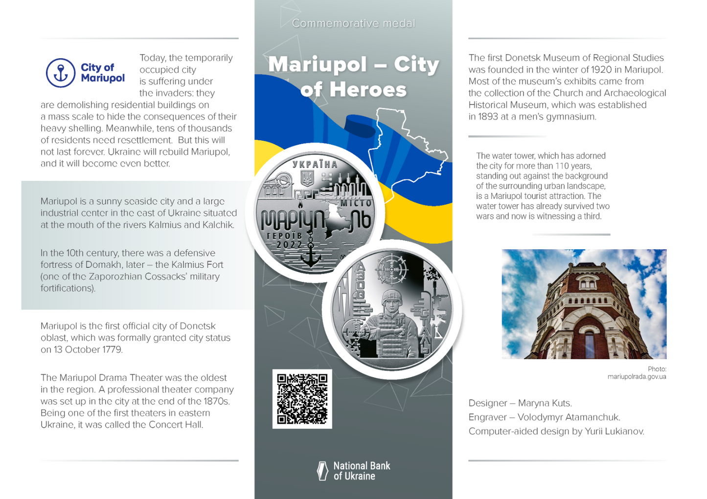Ukrainian 2022 Coin – Mariupol– City of Heroes