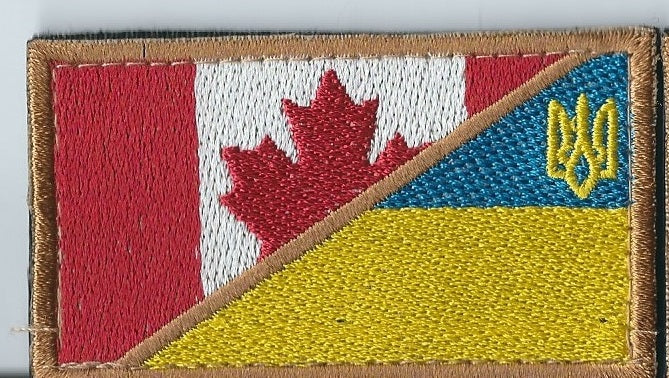 INTERNATIONAL Legion (Ukraine)  Ukraine War Flag patch Velcro