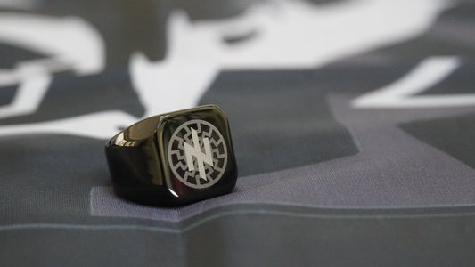 Ukraine Man Military Ring Black Type One N Blacksun