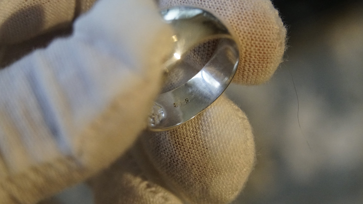Ukraine Man Military 925 Sterling Solid Silver Ring Ukraine or Death