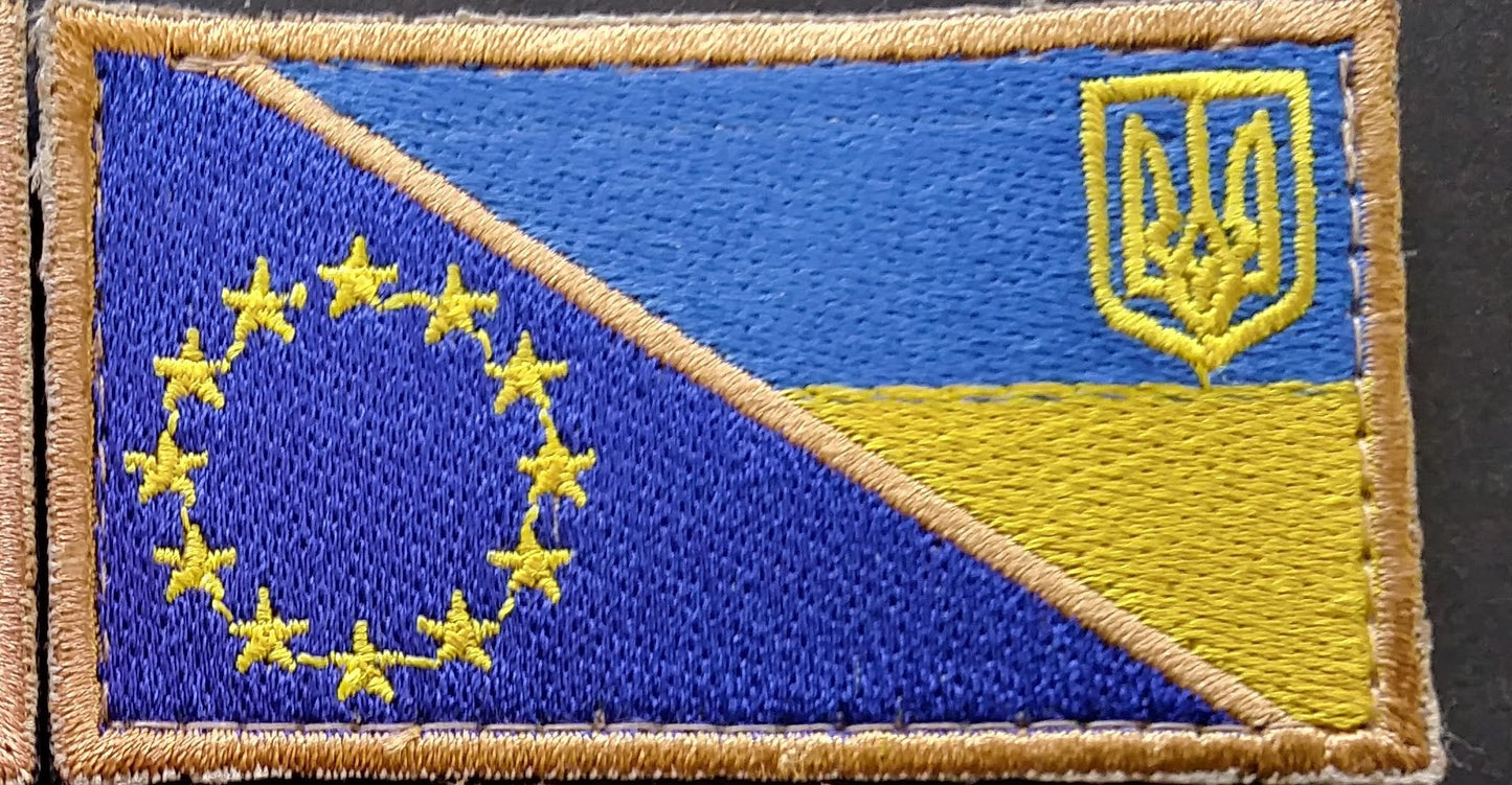 INTERNATIONAL Legion (Ukraine)  Ukraine War Flag patch Velcro