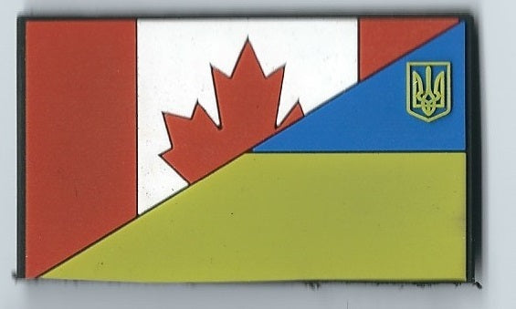 INTERNATIONAL  Ukraine War Flag patch PVC 3D Velcro NATO