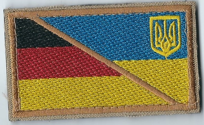 INTERNATIONAL Legion (Ukraine)  Ukraine War Flag patch Velcro