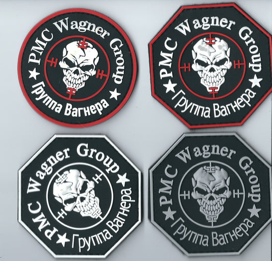 ARMY of Russia Wagner Group PMC Mercenaries PVC Rubber Patch Velcro Glоw in Dark on back Collection 3
