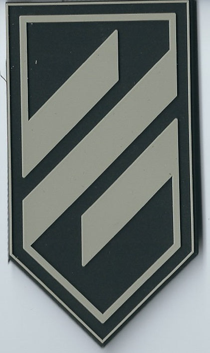ARMY of UKRAINE Third Separate Assault Brigade 3D PVC Rubber Patch Commander Andriy Biletsky Grey Orange Variation