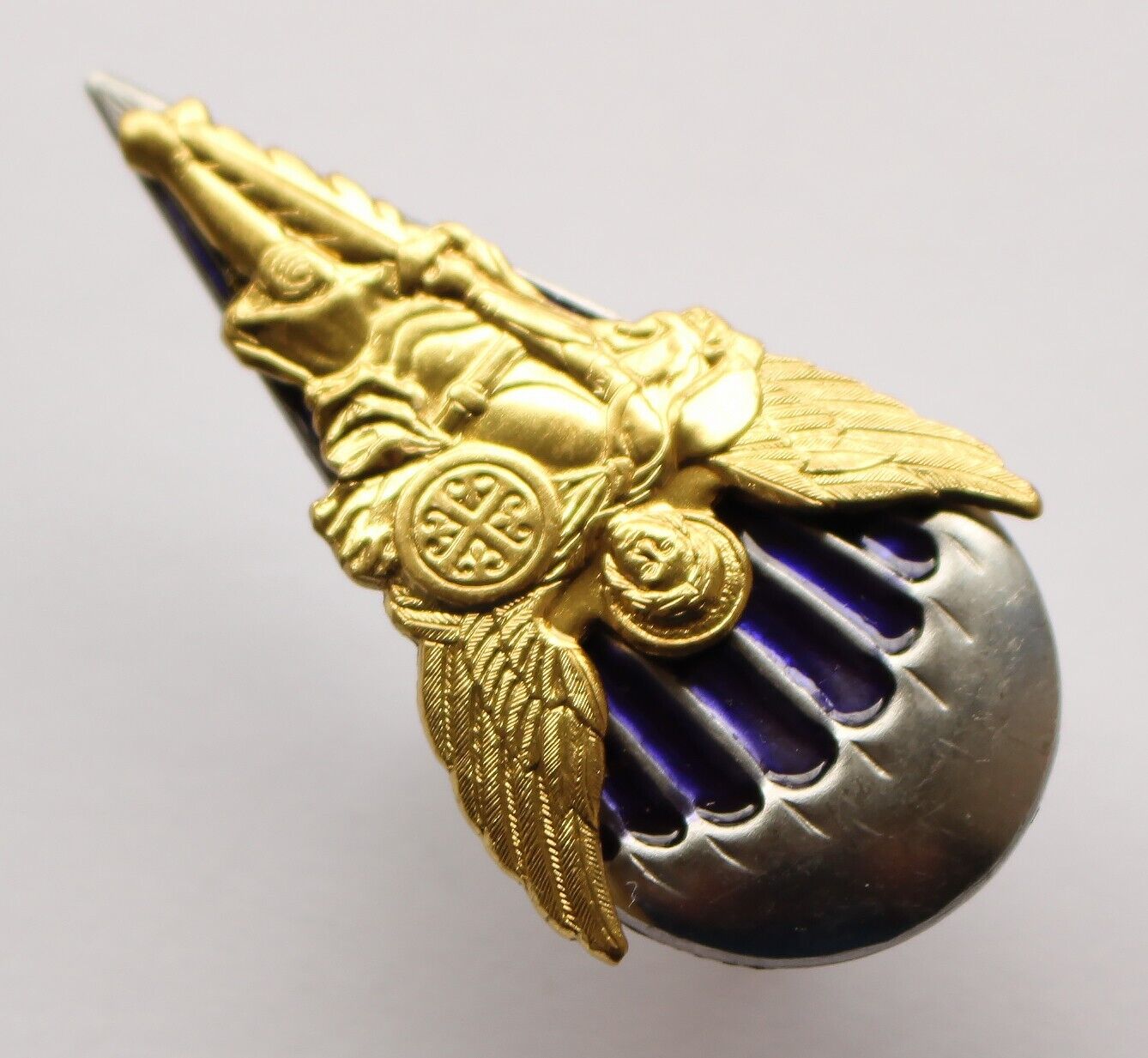 UKRAINIAN ARMY BADGE Paratroopers Airborne Troops Medal Skydiver Archangel Michael VDV Gold Silver