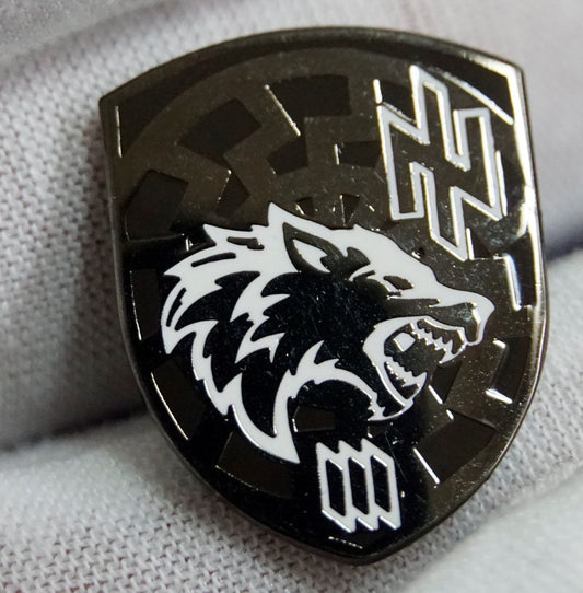 Pin Badge  ARMY of UKRAINE Former AZOV 3rd Separate Assault Brigade Werewolf Black Sun