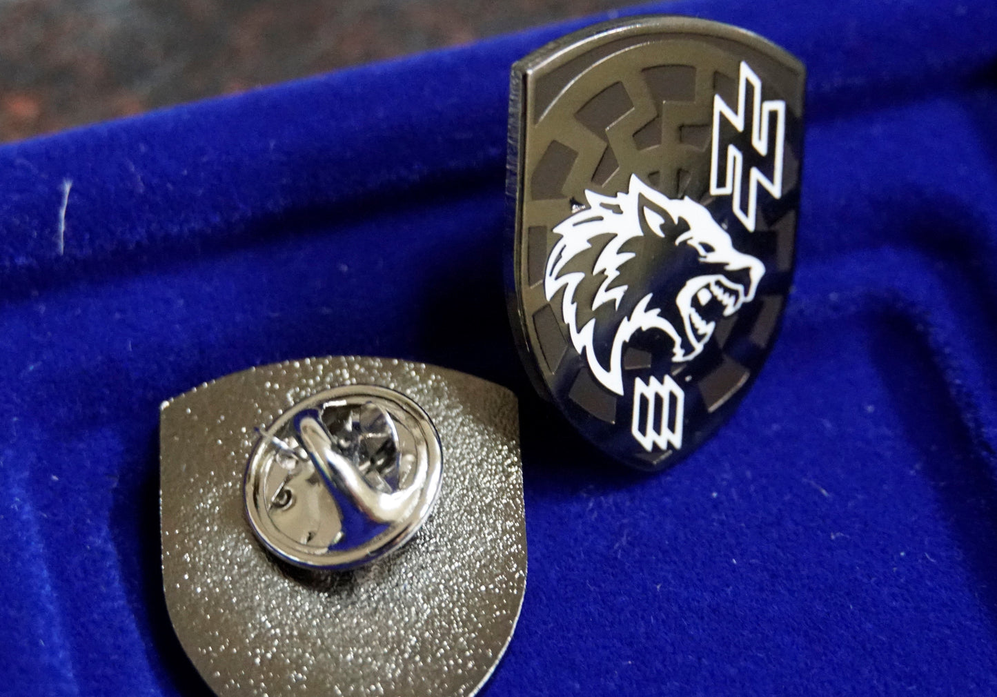 New Pin Type 2 Rhombus Badge ARMY of UKRAINE Former AZOV 3rd Separate Assault Brigade Werewolf
