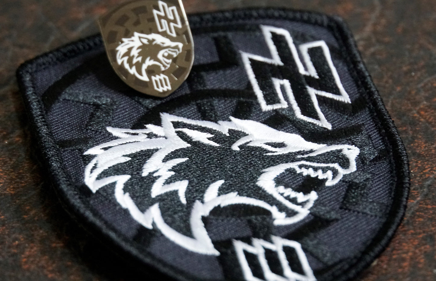 New Pin Type 2 Rhombus Badge ARMY of UKRAINE Former AZOV 3rd Separate Assault Brigade Werewolf