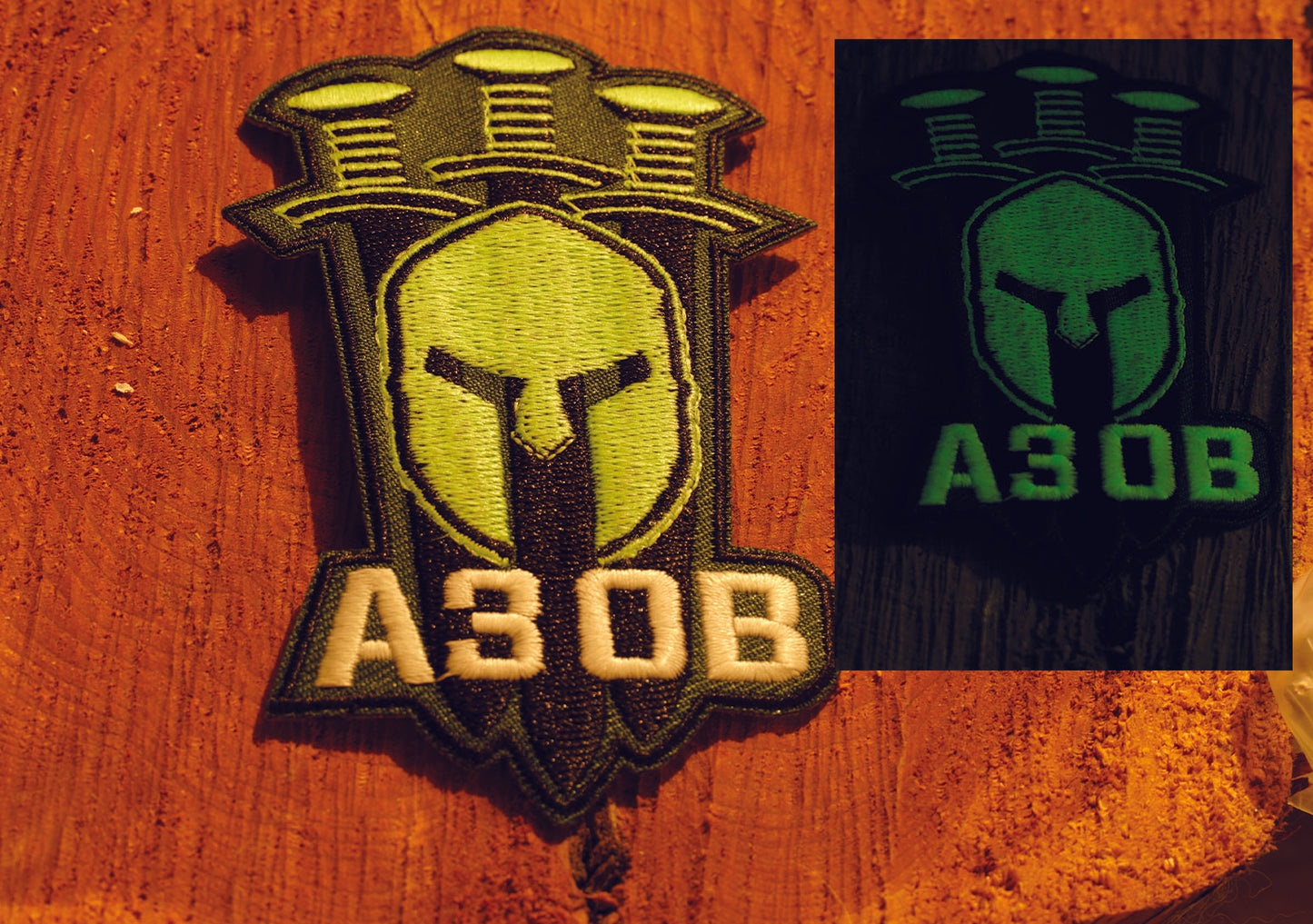 ARMY of UKRAINE UKRAINIAN BATTALION UNIT AZOV SPARTAN GLOW IN NIGHT TACTICAL MORALE PATCH