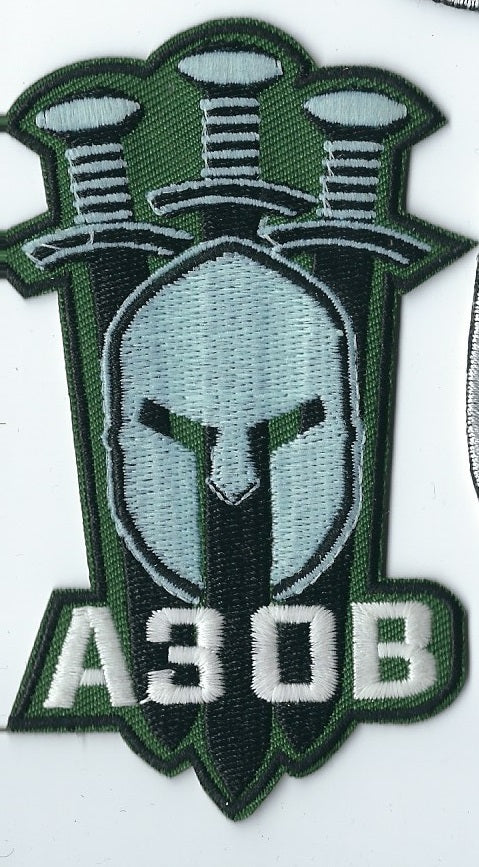 ARMY of UKRAINE UKRAINIAN BATTALION UNIT AZOV SPARTAN GLOW IN NIGHT TACTICAL MORALE PATCH
