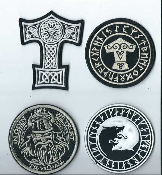 THOR HAMMER VIKING WOLF ODIN MORALE TACTICAL PATCH