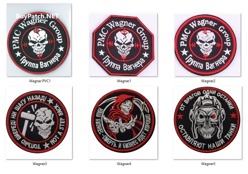 ARMY of Russia Wagner Group PMC Mercenaries Patch