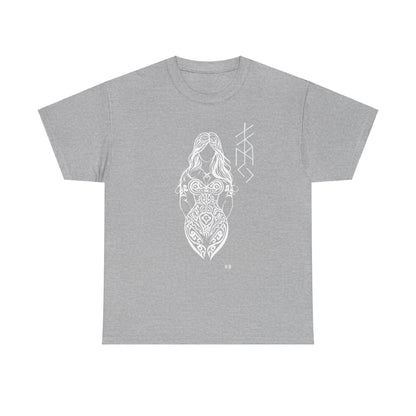 Valhalla Division Wolf, Viking  Freya Heavy Cotton Tee