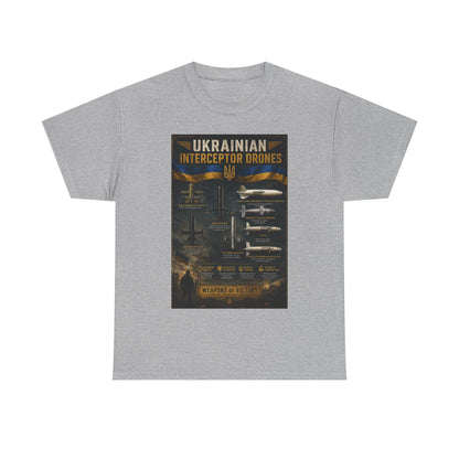 Ukrainian Interceptor DronesHeavy Cotton Tee