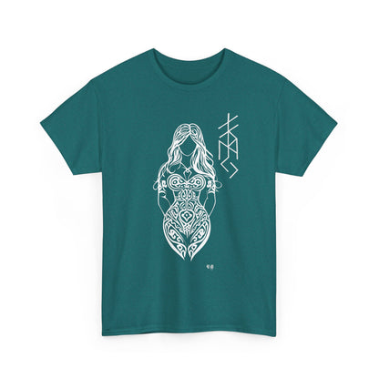 Valhalla Division Wolf, Viking  Freya Heavy Cotton Tee