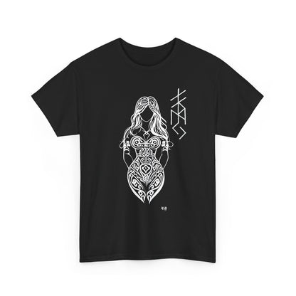 Valhalla Division Wolf, Viking  Freya Heavy Cotton Tee
