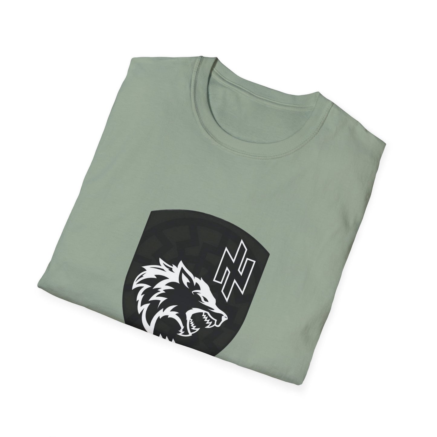 One side 3rd Separate Assault Brigade Wolf Unisex Softstyle T-Shirt