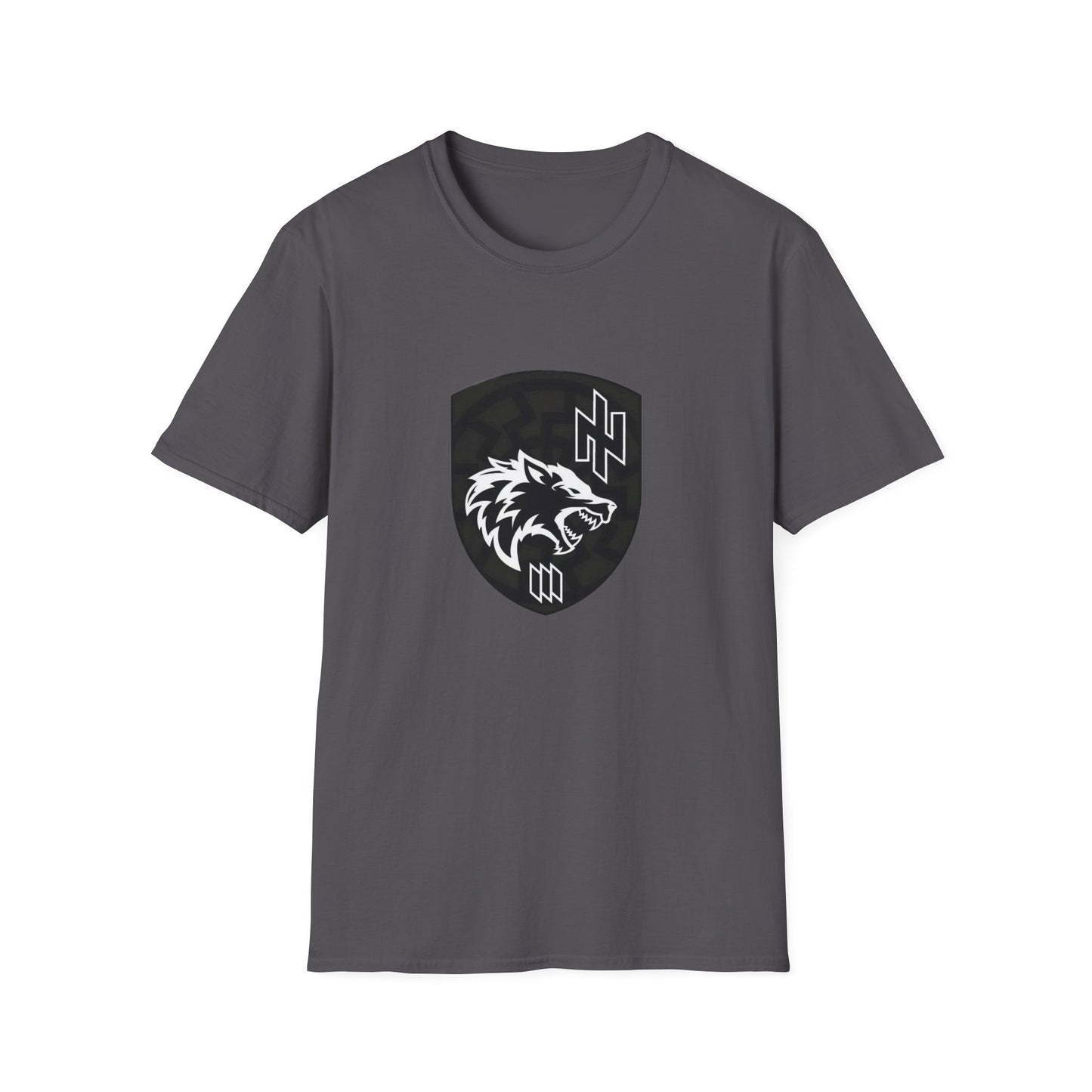 One side 3rd Separate Assault Brigade Wolf Unisex Softstyle T-Shirt