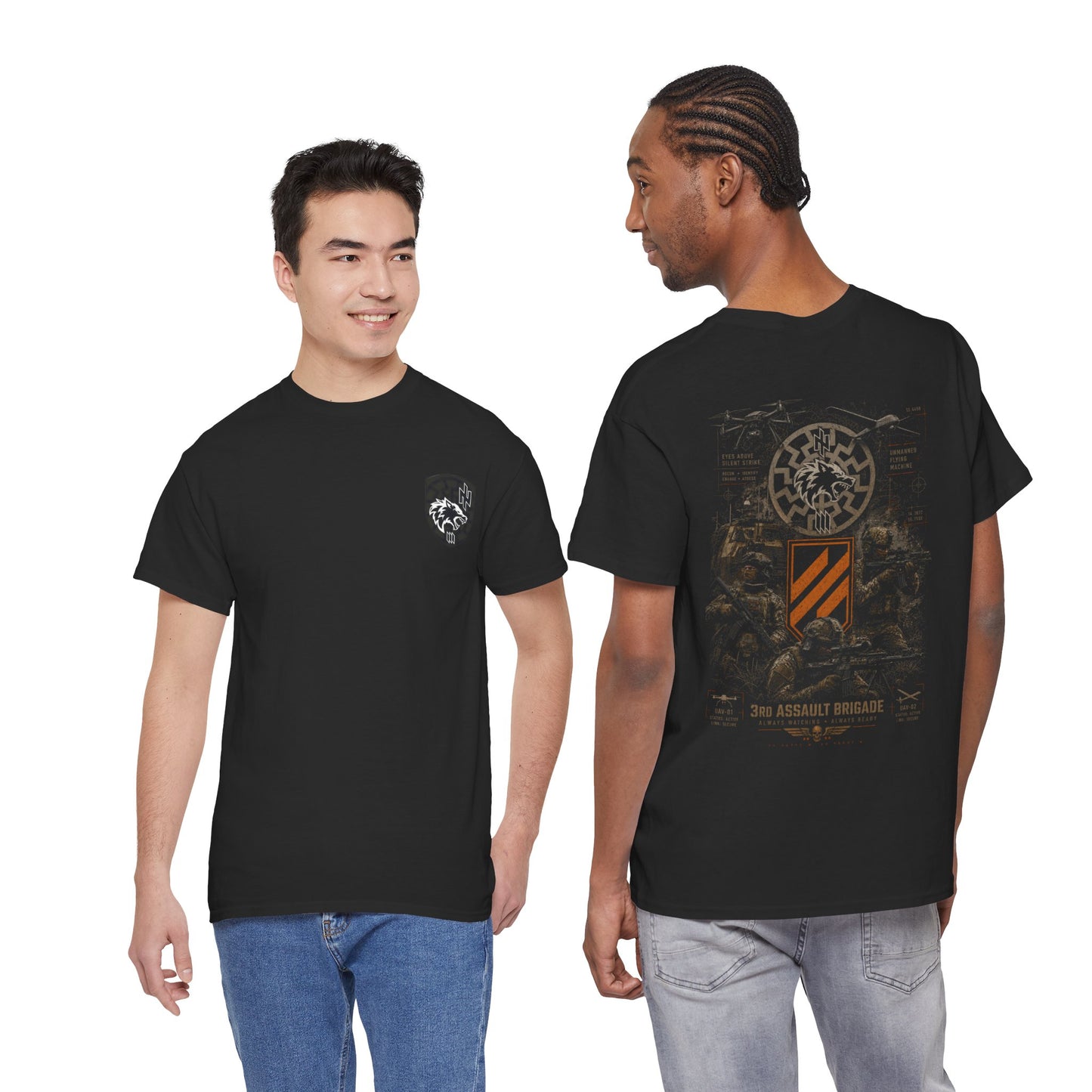 3rd Assault Brigade Heavy Cotton Tee Two sides
