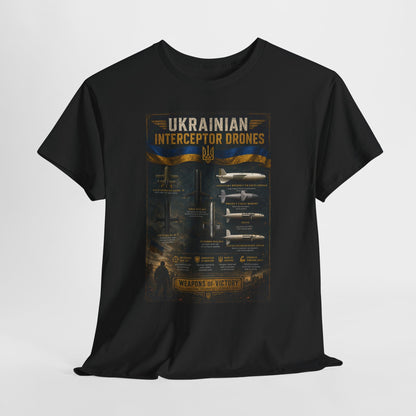 Ukrainian Interceptor DronesHeavy Cotton Tee