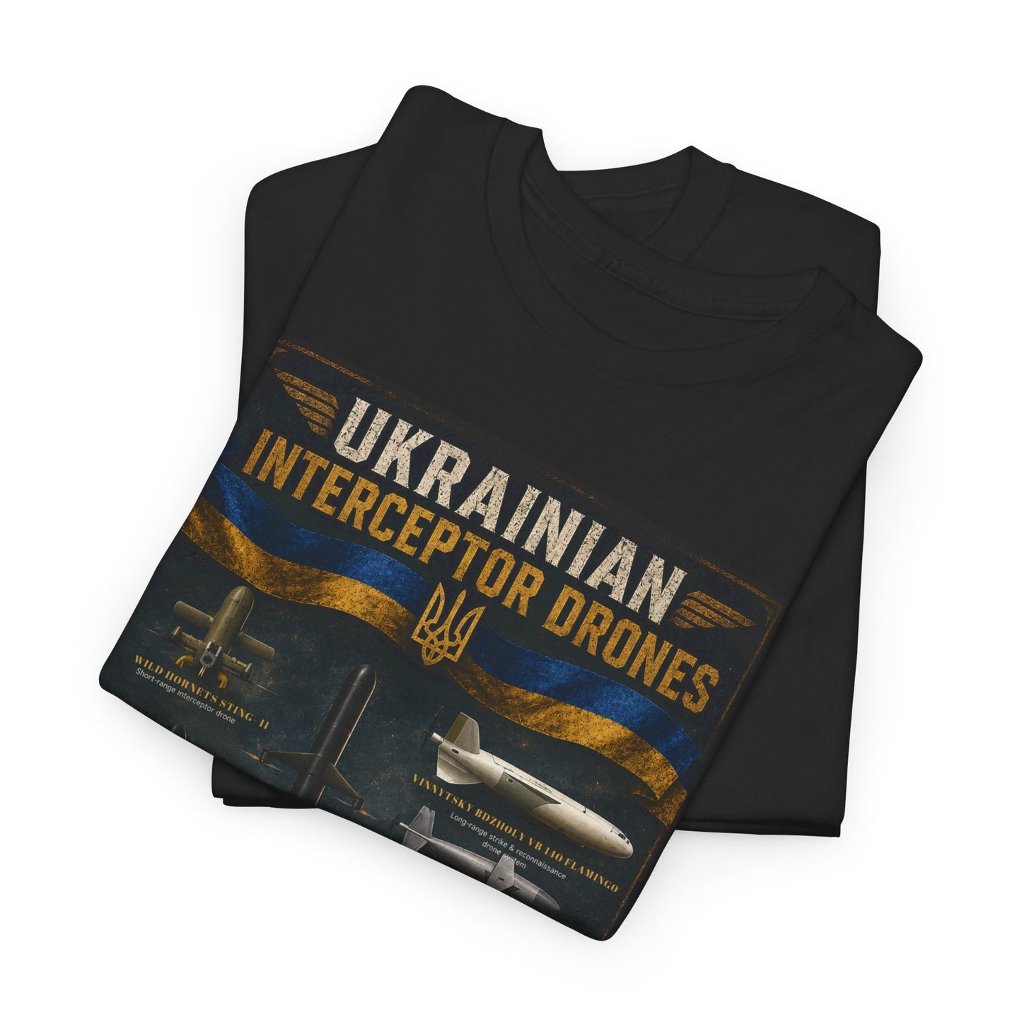 Ukrainian Interceptor DronesHeavy Cotton Tee