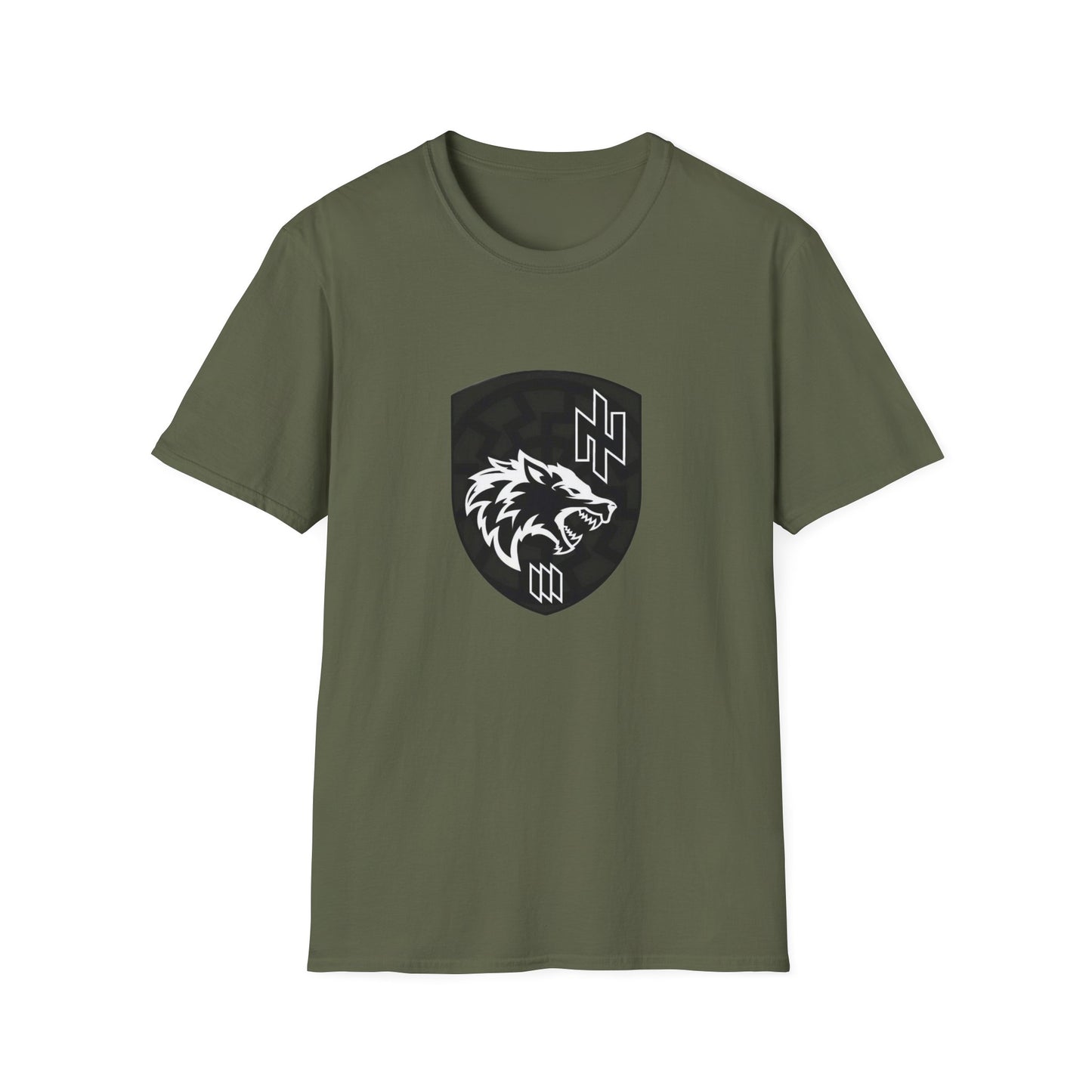 One side 3rd Separate Assault Brigade Wolf Unisex Softstyle T-Shirt