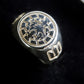 Ukraine Man Military 925 Sterling Silver Ring Werewolf BlackSun III Brigade 3 sides