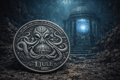 1 JULE · FIRST CONTACT — DEEP SEA EXCHANGE ART ARTIFACT First Coin 1870